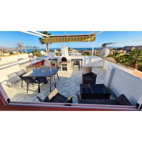 2 bedrooms appartement at Mazarron 400 m away from the beach with sea view shared pool and furnished terrace