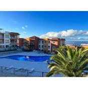 2 bedrooms appartement with sea view shared pool and furnished terrace at Callao Salvaje 1 km away from the beach