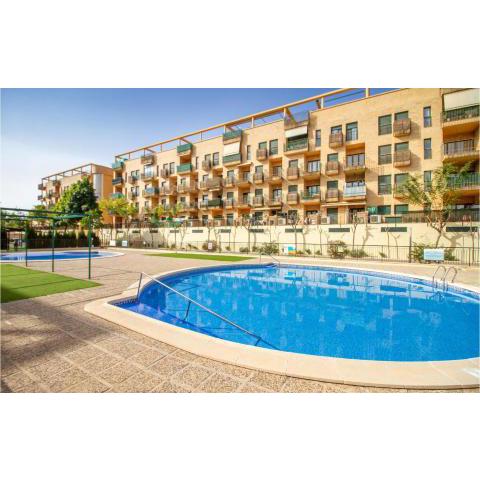 Amazing apartment in Villanueva del Segura with 2 Bedrooms, Outdoor swimming pool and Swimming pool