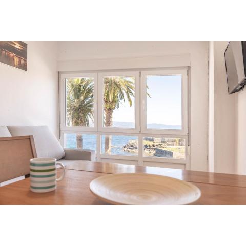 Apartamento Fisterra con vistas al mar