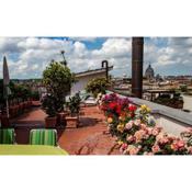 Apartment Spanish Steps with panoramic roof-terrace