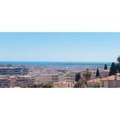 Appartement calme vue mer avec garage 5 min de cannes