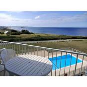 Appartement d'une chambre a Guidel a 100 m de la plage avec vue sur la mer piscine partagee et balcon amenage