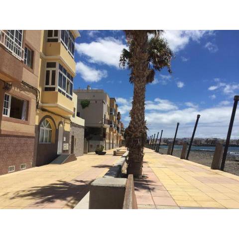 Arinaga Beach on the Sea