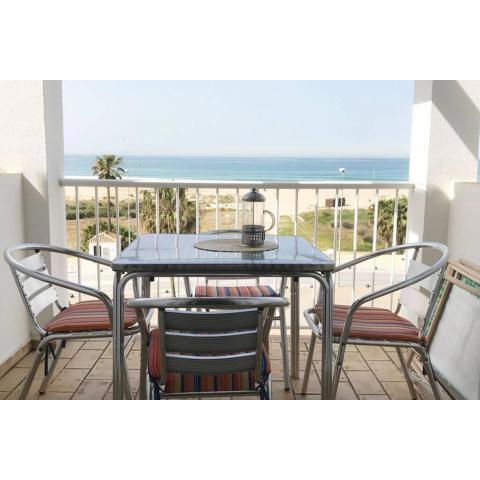 Beach apartment & terrace with panoramic sea view Conil Santa Barbara B