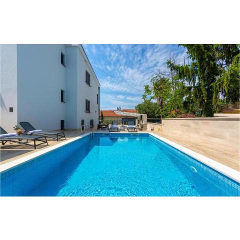 Beautiful apartment in Malinska with WiFi, 2 Bedrooms and Swimming pool