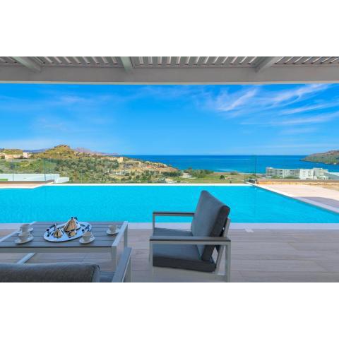 Executive Rhodes Villa Villa Kastro Stunning Sea Views 3 Bedrooms Lindos