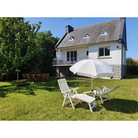 family house with garden near the sea