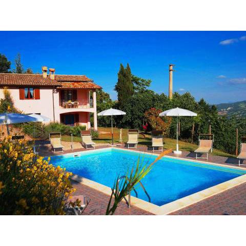 Holiday house with pool near the sea and mountains beautiful views