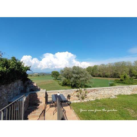 Incantevole vista dalle mura del castello.