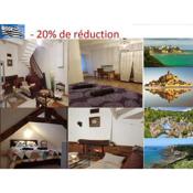 Maison chaleureuse proche Dinan, Dinard, St Malo