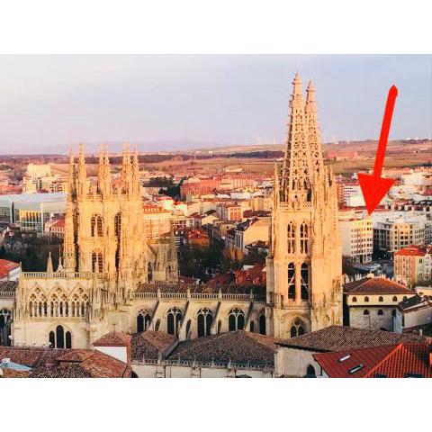 Mirando a la Catedral desde plaza Vega