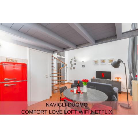 [Navigli-Duomo]Love Loft, Comfort ,Netflix, Wifi