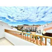 Pool view apartment with Wifi, terrace, kitchen at 600m Los Cristianos Beach