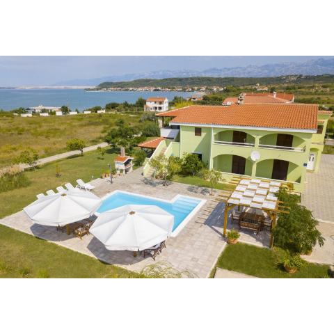 Seaside apartments with a swimming pool Ljubac, Zadar - 11922