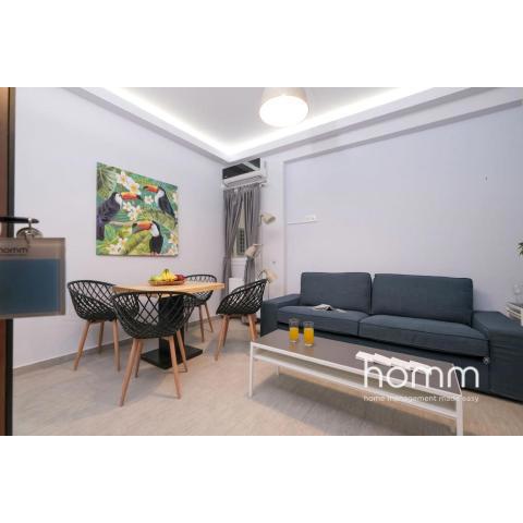 Stylish homm 1BD Apartment in Agiou Louka str 4ppl