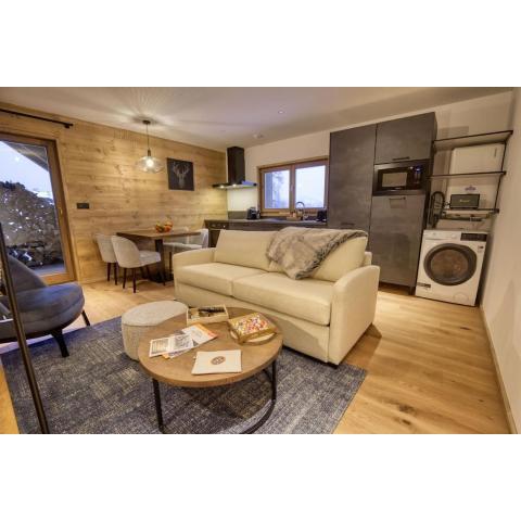 Superbe appartement dans luxueux chalet Mt Charvin