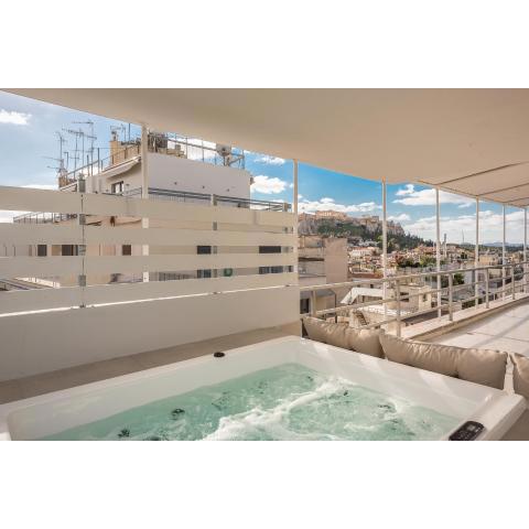 Syntagma Spa with Acropolis View