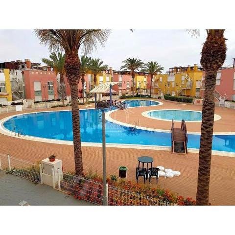 Vera - Playa Fantástico Apto 1-4 Huésped Piscina a 100 m Playa con Parking Terraza URB Laguna Beach